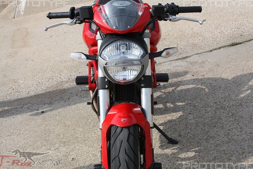 Deslizadores de marco sin corte T-Rex Racing Ducati Monster 696 / 796 / 1100 - negros - Imagen 11 de 12