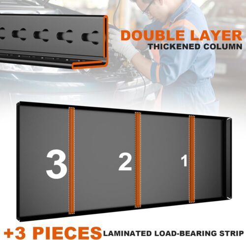 5-Tier Heavy Duty Garage Storage Shelf with Adjustable Shelves for Workshop - Picture 5 of 7