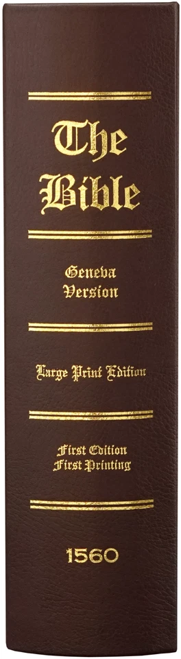 1560 Geneva Bible - First Edition Facsimile Foto 2 de 4