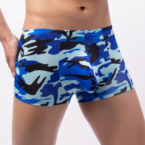 Boxer uomo slip vita bassa comodo sexy intimo marsupio rigonfiamento pantaloncini mutande - Foto 16 di 22