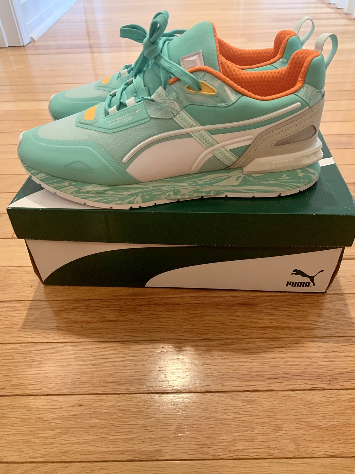 Size 11.5 - PUMA Mirage Tech Green/Grey 