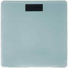 New in Box Handy Solutions LCD Digital Bathroom Scale Tempered Glass Platform