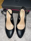 Vince Camuto Womens Demmee Black Slingbacks Size 7.5 with Box (WORN ONCE) — photo 3