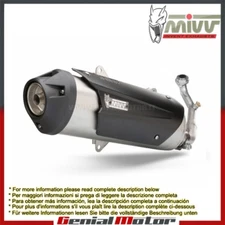 Complete Exhaust Approved MIVV Urban Stainless Steel Gilera Nexus 250 2012 > 2016