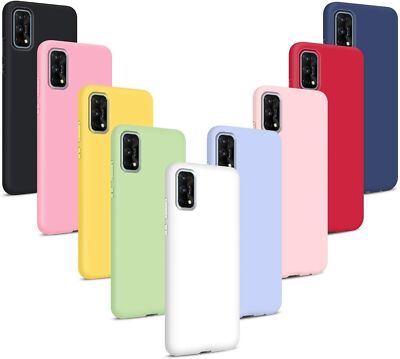 ESTH® Custodia Silicone Liquido per Realme 12 Pro/Realme 12 Pro Plus con Protezione Anti-Germi e Fodera in Microfibra, Cover in Silicone a Antiurto 360°, Nero