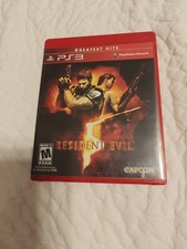 Resident Evil 5 Greatest Hits PlayStation 3 PS3, 🔥Disc, Manual & Case All Minty