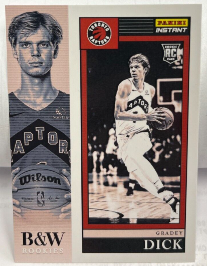 Grady Dick 2023-24 Panini Instant NBA Black & White RC #BW-22