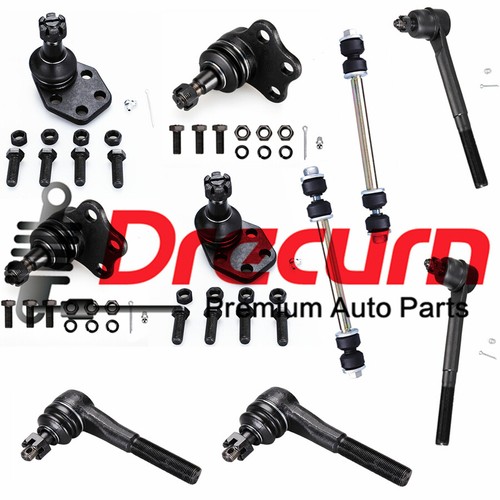 10PCS Front Tie Rod Ball Joints Sway Bar Link FOR 200002 Ram 2500 3500