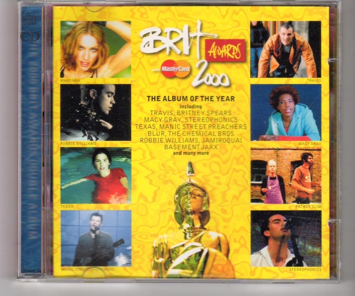 (HK74) Brit Awards 2000, 38 tracks various artists - 2000 double CD
