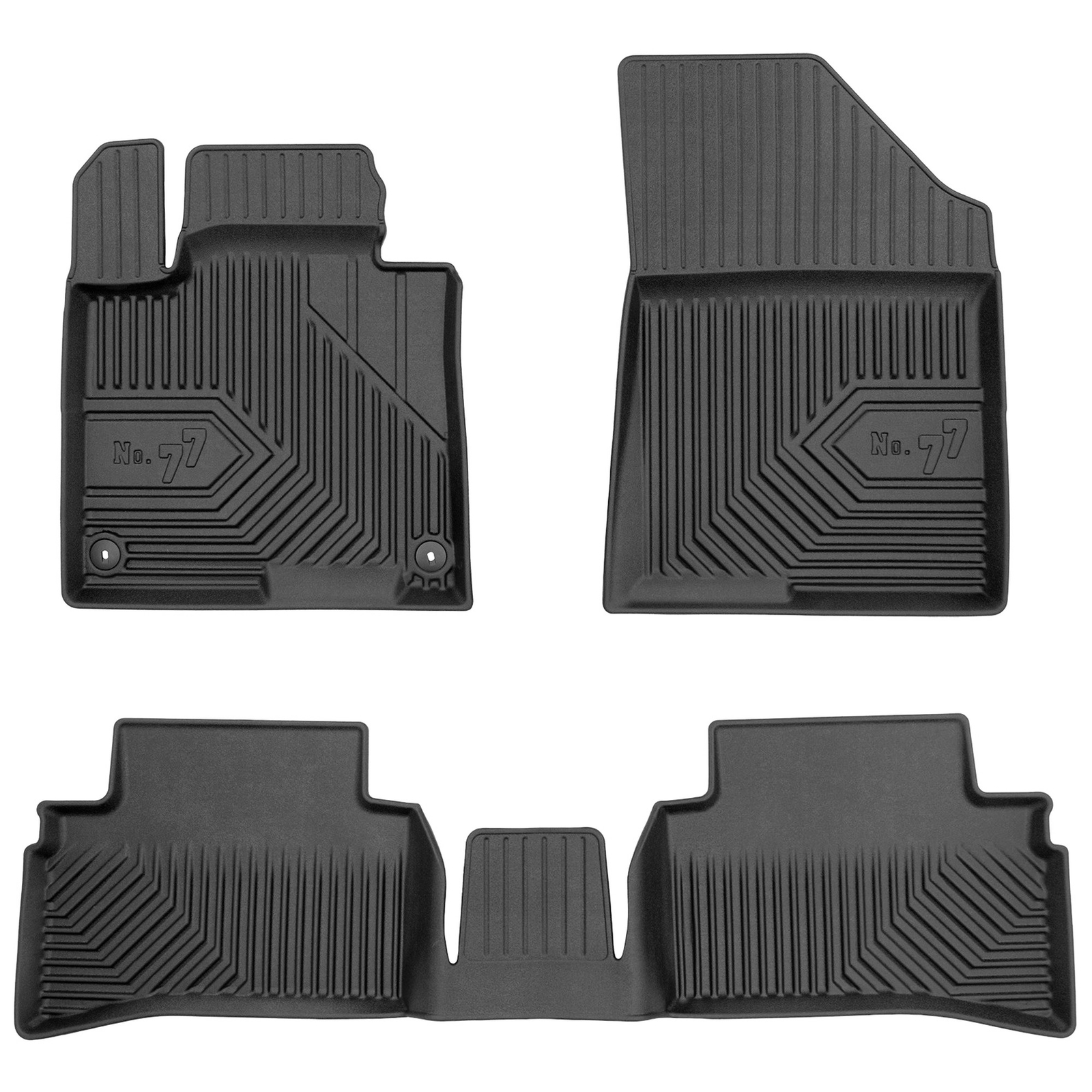 Tapis de sol TPE Frogum anti-saleté avec bords hauts Kia Sportage