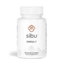 SIBU Omega 7 Sea Buckthorn Oil Soft gels, 180 ct NEW LOOK!