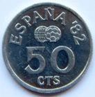 SPAIN JUAN CARLOS I 50 CENTIMOS 1980 *80 KM-815 (MINT ROLL)