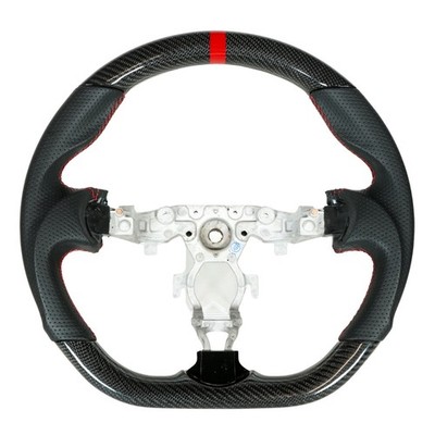 Real Gloss Carbon Fiber Black Steering Wheel for 2009-2021 NISSAN 370Z Z34