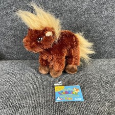 Ganz Webkinz Brown Horse HS103 Lil Kinz Pony Plush Stuffed Animal Used Code