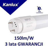 ŚWietlóWka Led T8 G13 1210Mm Glassv3 18W-CW 2700Lm 6500K Barwa Zimna 26065
