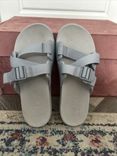 Chaco Chillo Blue/Silver gray Size 10 Women's Sandals pool summer vacation