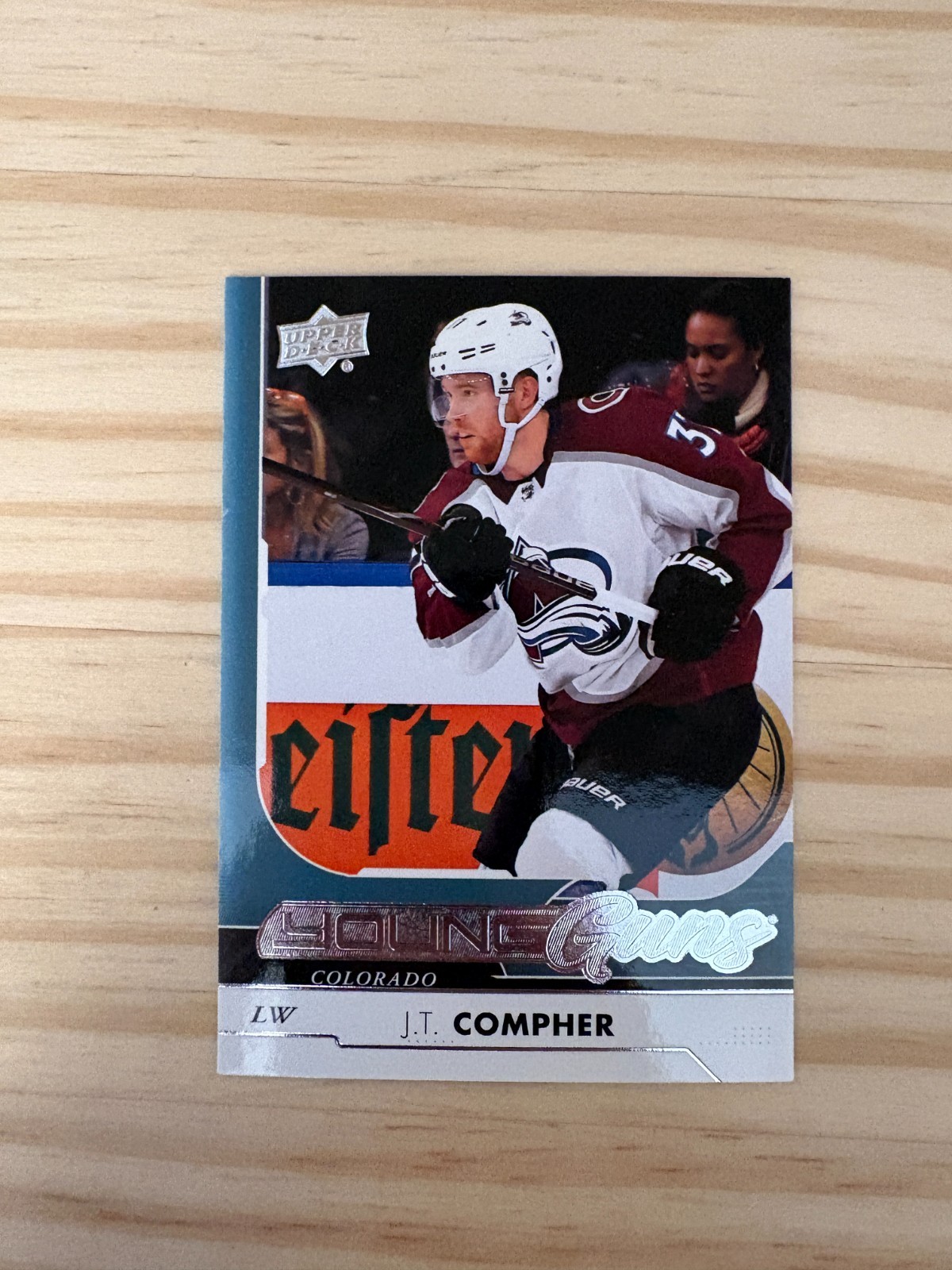 2017-18 Upper Deck #480 J.T. Compher YG RC - Colorado Avalanche