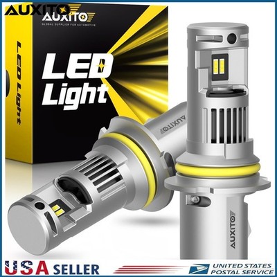 AUXITO 9007 HB5 LED Headlight Bulbs High Low Beam 6000K White CANBUS Bright 200W