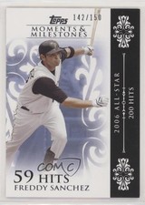 2008 Topps Moments & Milestones /150 Freddy Sanchez (2006 All-Star 200 Hits) fm0