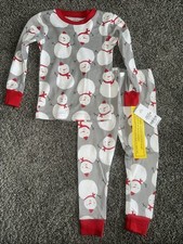Baby Carter’s Snowman 2 Piece Pajama Set ~ Size 24 Months Condition