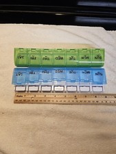 Equate pill box organizer AM/PM WEEKLY used