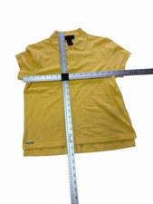 Polo Ralph Lauren Boys Medium Slim Fit Yellow Polo Shirt Youth Preppy