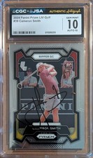 Cameron Cam Smith Signed 2024 Prizm Trading Card JSA CGC Slab GEM MT 10 AUTO 10 