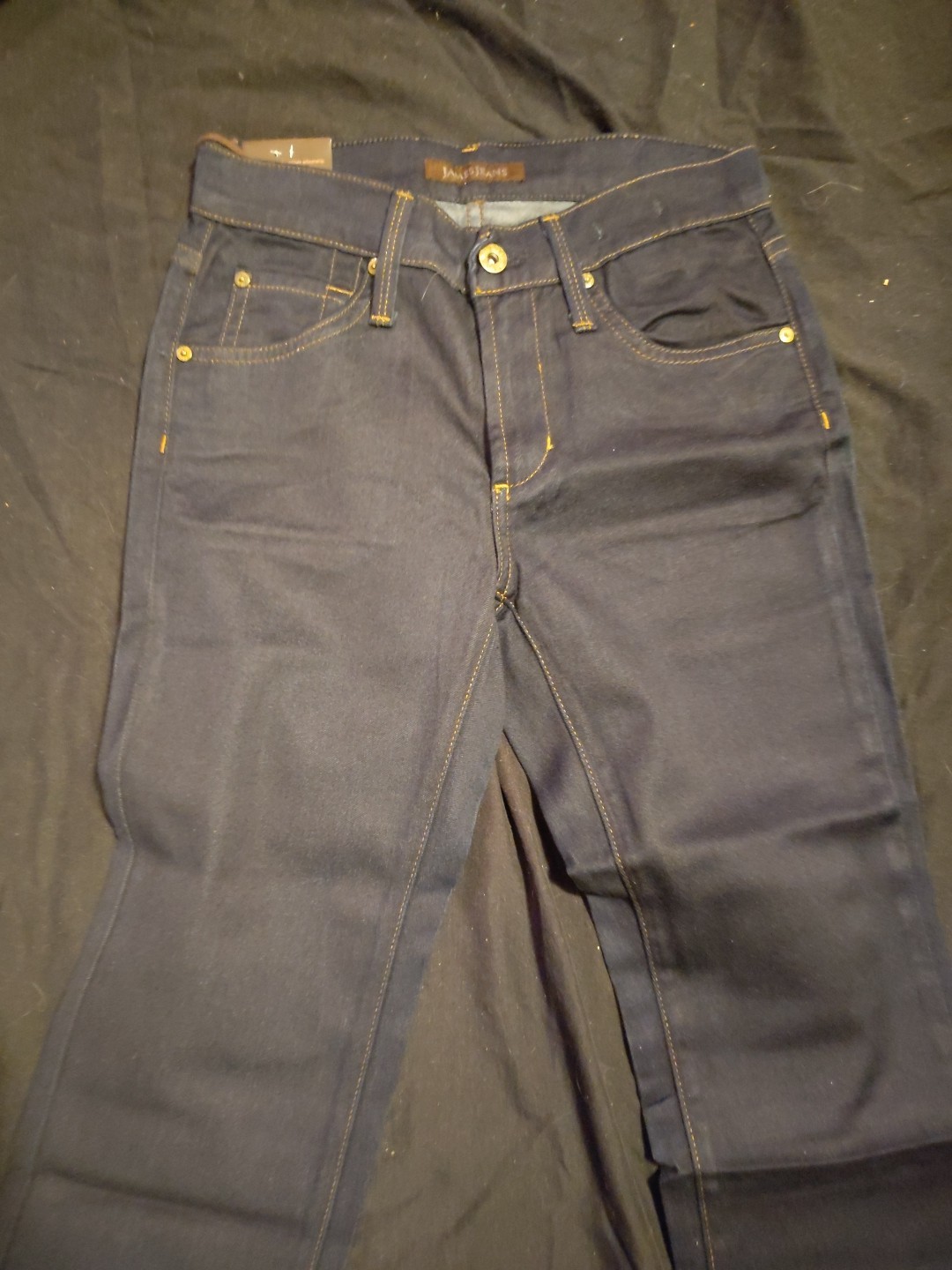 New James Jeans Denim Bootcut Ultra-Low Rise Indigo Stretch