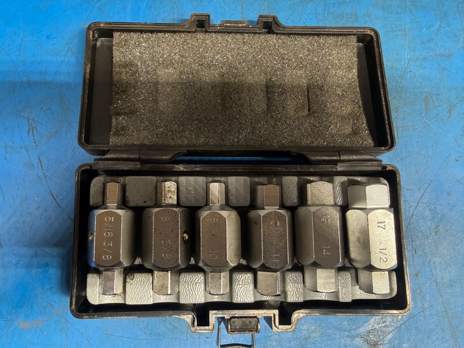 Clarke 6 Piece Double End Oil Drain Plug Key Set