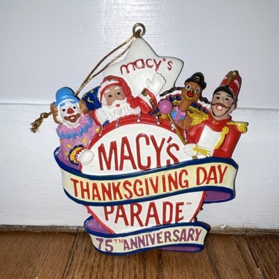 Macy's Thanksgiving Day Parade 75th Anniversary Star Ornament Hanging Decorative