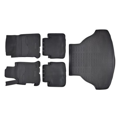 Gummimatten + Kofferraumwanne Set Passend Für Honda Accord 9 Stufenheck 2013-18