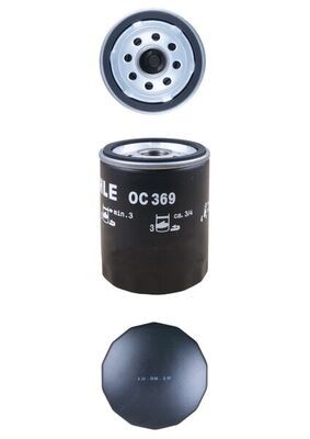 Knecht OC 369 ÖLfilter For Mitsubishi Smart-image