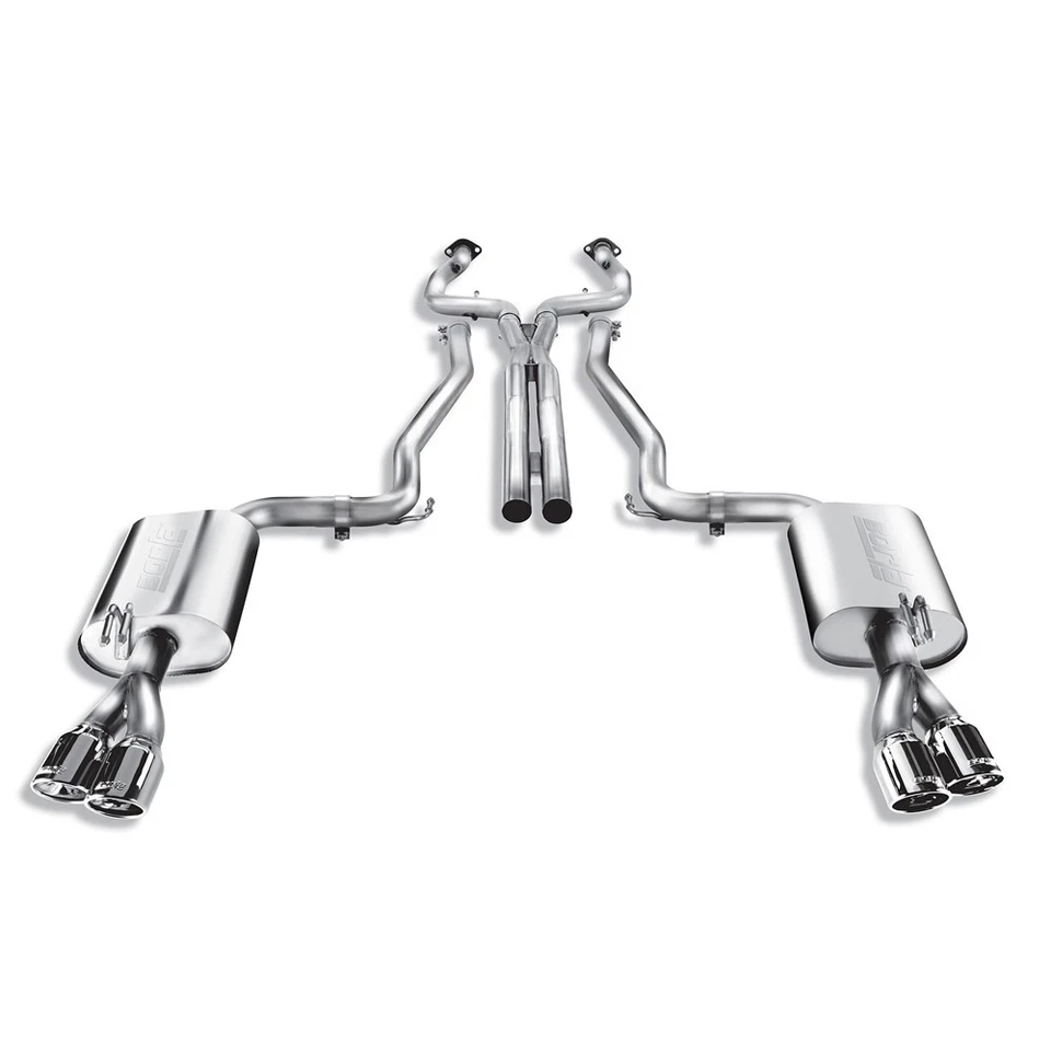 Escape trasero Borla 140287 tipo S Cat para Pontiac G8 GT 2008-2009 6,0 L GXP 6,2 V8 Foto 3 de 4