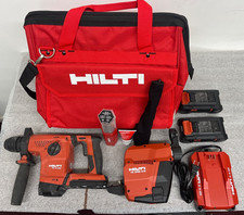 Hilti TE 6-22 Hammer Drill TE DRS 4/6 Dust collector 2 Battery Charger TE CX bit