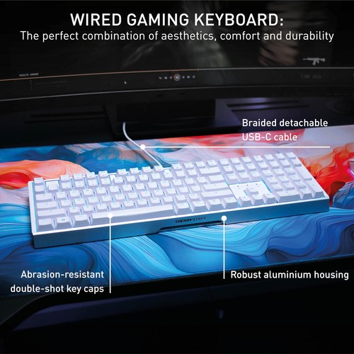 MX 3.1 Mechanical Wired Gaming Keyboard | New MX2A Switches (White, MX2A Brown) - Picture 4 of 9
