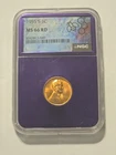 1955 S Lincoln Cent NGC MS 66 RD #1622