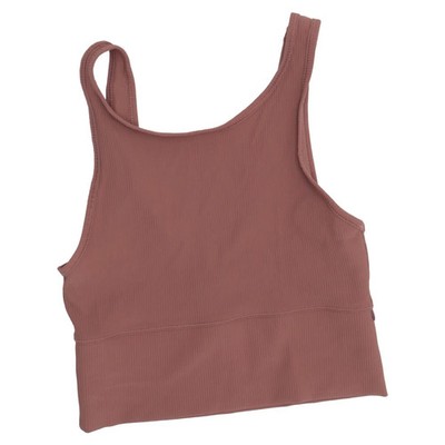 Lululemon, Sport-BH, Größe: S, Pink, Streifen, Rippenstrick, Damen #Dol