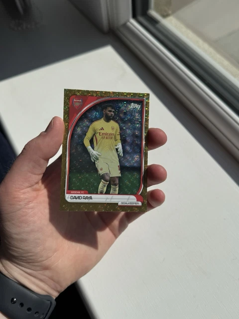 David Raya 1/1 Gold Arsenal Topps Collectors Tin 2025/26