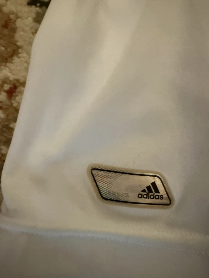 Camiseta deportiva local Adidas David Beckham LA Galaxy 2012 - blanca mediana Foto 4 de 4