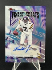 RANDALL CUNNINGHAM 2025 TOPPS FINEST GREATS REFRACTOR AUTO #FGA-RC