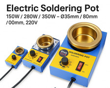 Electric Solder Pot Tin Melting Furnace – 3 power and size option 150W/280W/350W