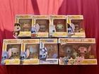 Lilo and Stitch Funko Pop Lot Of 8! HT Exclusive, PIAB: 124-127 Scrump, 3 Pack+!