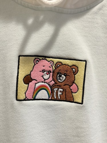 Teddy Fresh Care Bears Limited Edition Long Sleeve Pullover Hoodie Size M - Picture 2 of 5