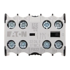 EATON XTMCXFA22 22DILE AUXILLIARY CONTACT MODULE, 4-POLE, 2NO/2NC