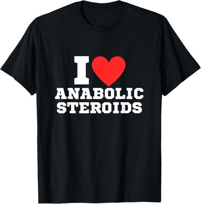 I Love Tren Anabolic Steroids Funny gym T-Shirt