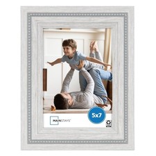 Gray Beaded Tabletop Photo Frame for 5x7 Pictures