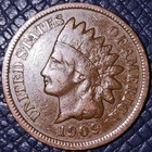 1909 Indian Head Penny/Cent (VG+) : Comb. Shipping