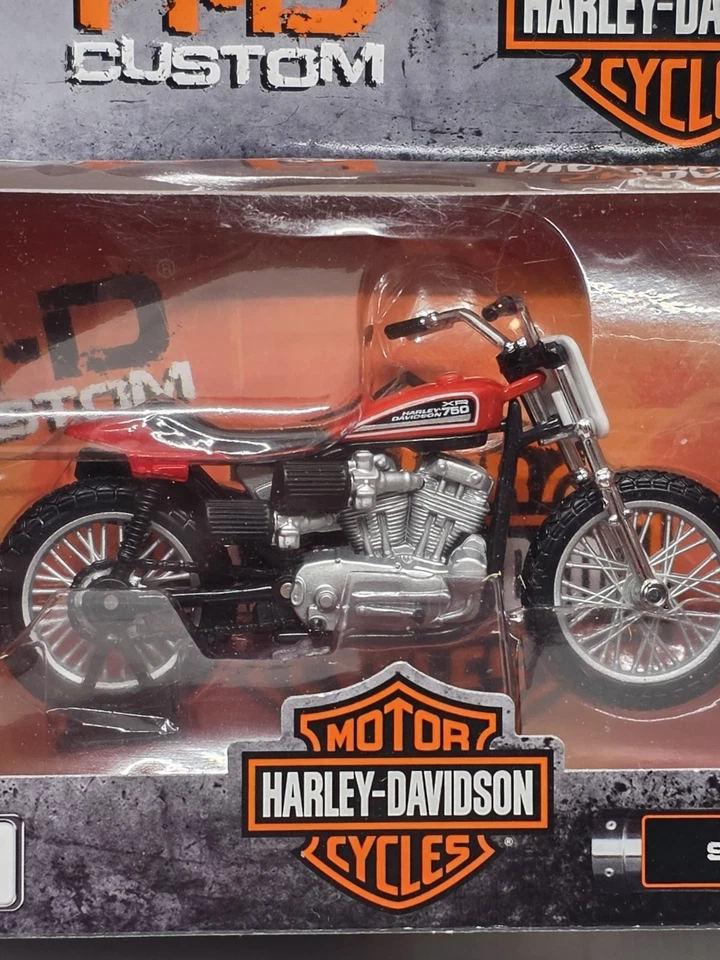 Maisto Harley Davidson XR750 Naranja 1/18 Diecast Moto #07313 NUEVO EN CAJA Foto 4 de 4