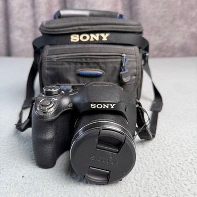 Sony Cyber-shot DSC-H300 20.1MP Digital Camera 35x Optical Zoom Black Bundle