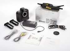 Nikon D1X DSLR digital camera body + charger + batteries + box and more #3242